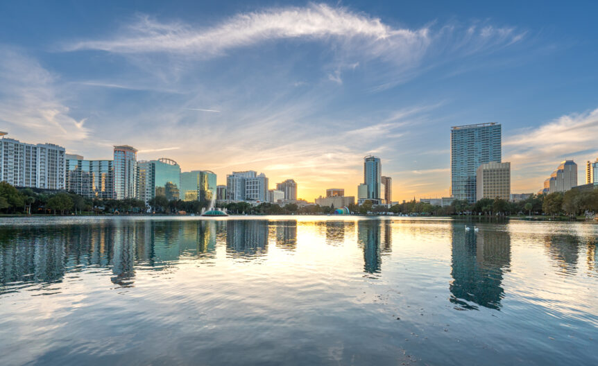 An Image Displaying The Skyline of Orlando To Demonstrate the Location of LRCA.